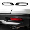 Gloss Black Car Rear Fog Light Lamp Frame Trim 2pcs For HONDA CR-V CRV 2020-2021