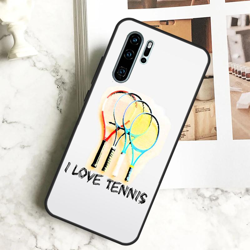 Tennis Racket Tennis Ball For Huawei Nova 10 SE 9 11 Pro Y60 Y70 Y90 Y61 Y91 Y72 Y73 12i 11i 8i P20 P30 P40 Lite Case
