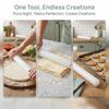 5pcs Solid Dough Roller Non-Stick Nonstick Dough Roller Easy Clean Fondant Rolling Pin  Bakery