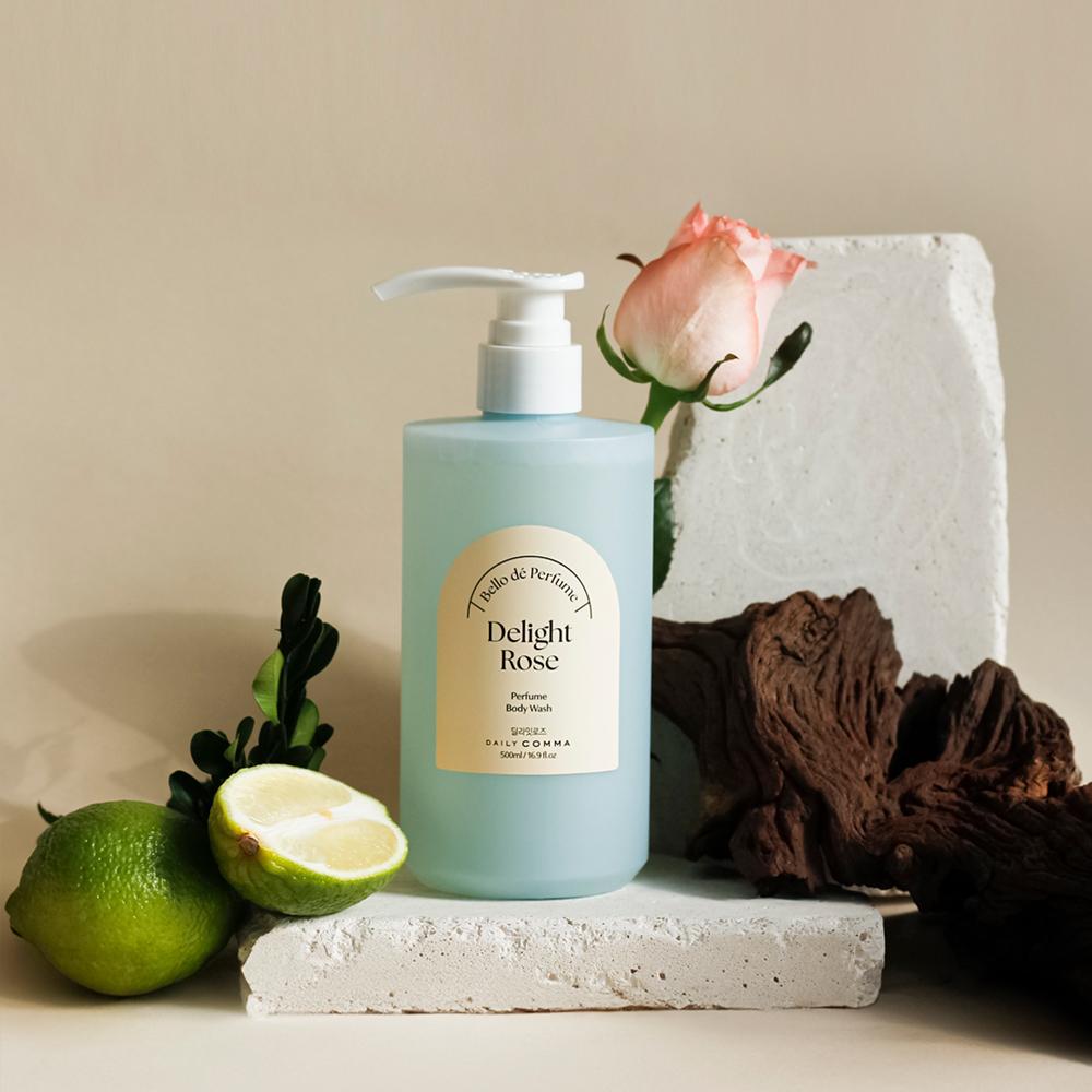 Daily Comma Delight Rose Parfüm Duschgel 500ml