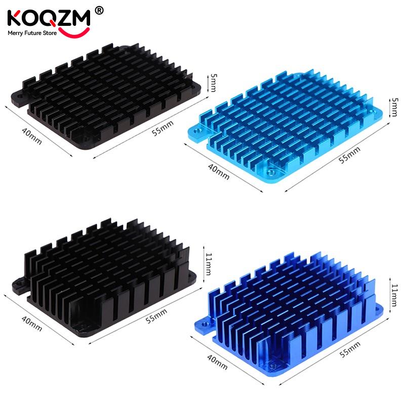 Aluminum Alloy Heatsink For Raspberry Pi Compute Module 4 CM4 Cooler Heat Sink 55x40x5mm/ 55x40x11mm