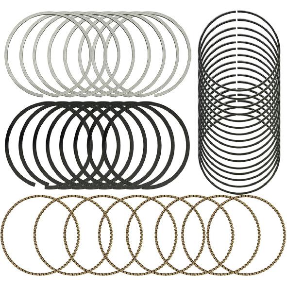 41859C STD Engine Piston Ring Kits Fit for Chevy Express Silverado Tahoe GMC Savana Yukon Engines 4.8L 5.3L LS 1999-2016