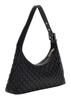 Guess Eco Rianee Shoulder One Size Bag, Black,
