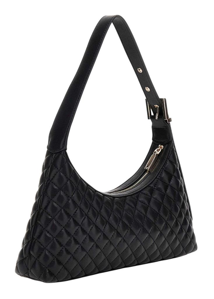 Guess Eco Rianee Shoulder One Size Bag, Black,