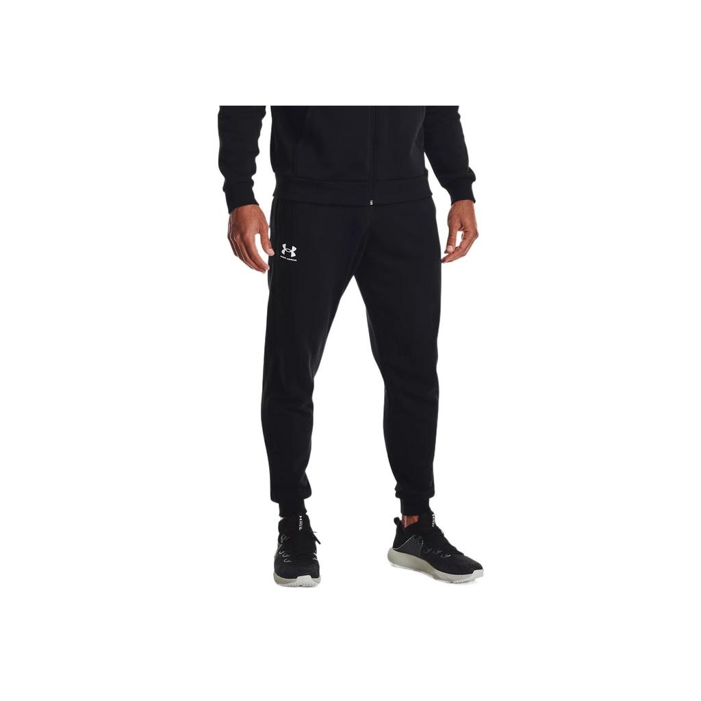 Under Armour Rival Logo Joggers Men Bottoms Black 1366727-001