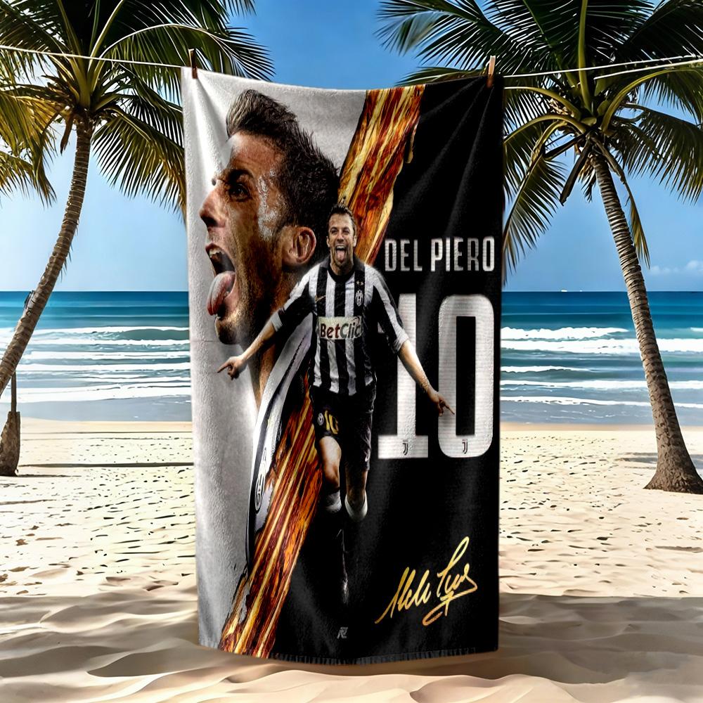 Juventus Beach Towel Super Soft Absorbent Comfortable Lightweight Perfect For Traveling Yoga Camping And Swimming