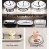 Creative Donut Toilet Press Button Adhesive Nail Protector Toilet Flush Top Button Multifunctional Toilet Tank Press Button