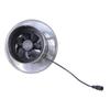 Solar Roof Ventilator 110mm Duct With 15W Solar Panel For Greenhouse Kitchen Bathroom Energy Efficient Low Noise