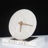 Marble Table Clock Decorative Tabletop Clocks Luxury Silent Desk Watch Modern Living Room Desktop Watches Table Decorations