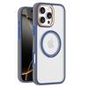 For iPhone 16 Pro Magnetic Case Shockproof TPU+PC Clear Back Phone Cover