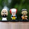 10 Pack Horror Movie Action Figures Set PVC Model Dolls Halloween Gift Collectible Ornaments