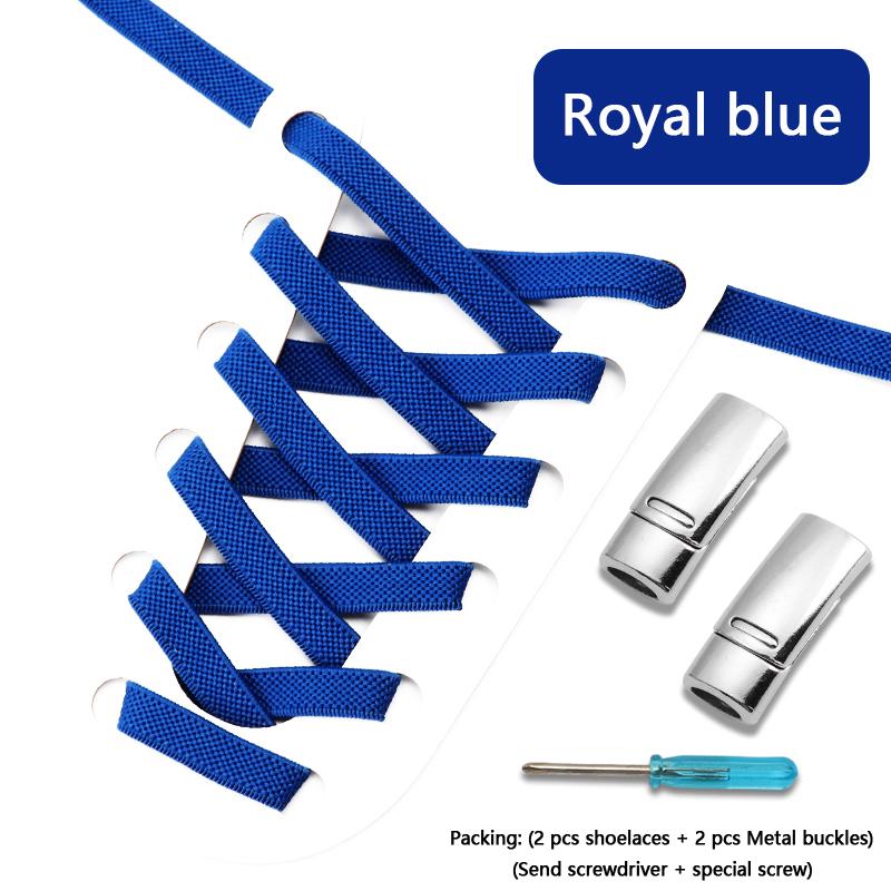 Flats Elastic Laces for Sports Tennis Magnetic Lock Shoelace Without Tying 8mm Thick Men No Tie Shoe Laces Shoes Accessories
