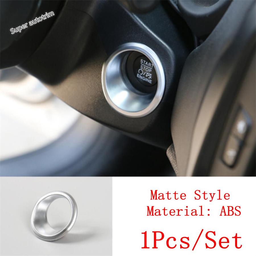 For Jeep Renegade 2015 - Accessories Shift Gear Panel / Door Speaker / Central Air AC Outlet Vent / Hand Brake Cover Trim