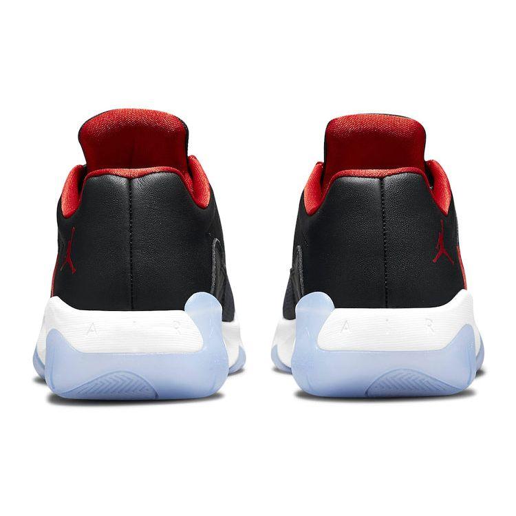 Air Jordan 11 CMFT Low Bred Men Sneakers Black White University-Red CW0784-006