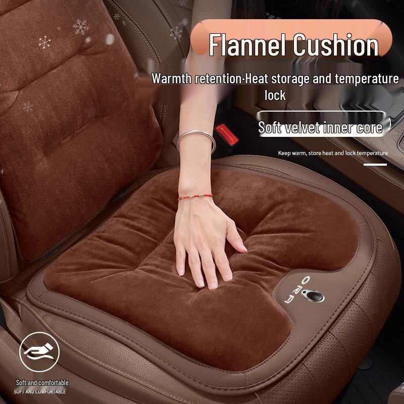 **ORA Autositzkissen - Schwarz-Weiß Katze Winterflanell für Hao Mao GT Ballettkatze Blitzkatze**