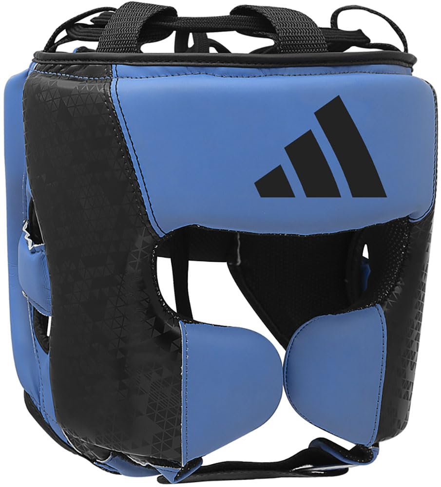 Adidas Combat Sports Combat 50 Training Blue for Boxing and Martial Arts Headguard, ADIC50HG, Rush/Black, Medium,
