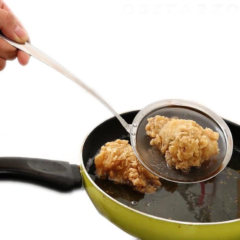 Ultra-Fine Stainless Steel Strainer Set - Kitchen Sieve for Skimming Oil, Straining Juice & Filtering Broth