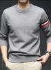 Men's Thickened Knitwear: Casual Round Neck Sweater for Autumn/Winter - Warm, Versatile Layer