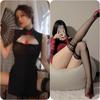 Sexy Underwear Seduction Chinese Style Cheongsam Pure Desire Sexy Internet Celebrity Style Nightclub Outfit
