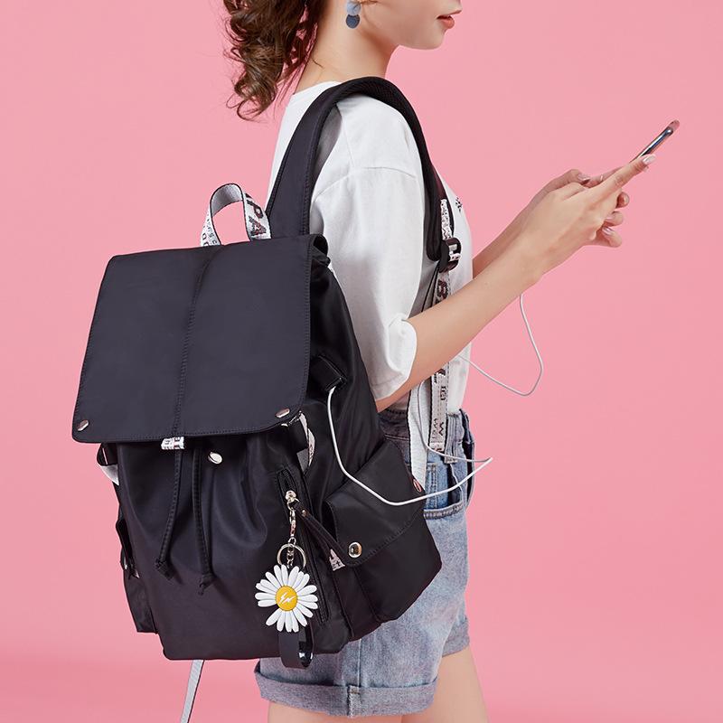 Backpack, Female Computer Backpack, College Student Backpack, Travel Bag, Female Portable Leisure Travel