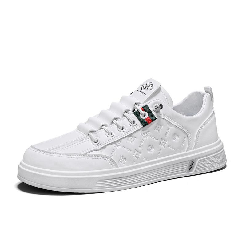 

Мужские кроссовки Дизайнерские Повседневные Легкие Кожаные Тисненые Дышащие Туфли Мягкие Универсальные Обувь для Скейтборда Zapatillas 42