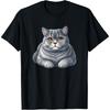 British Shorthair Cat T-Shirt for Men Women Kids