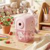 Cute Cartoon Manual Pencil Sharpener with DIY Stickers for Middle School Students