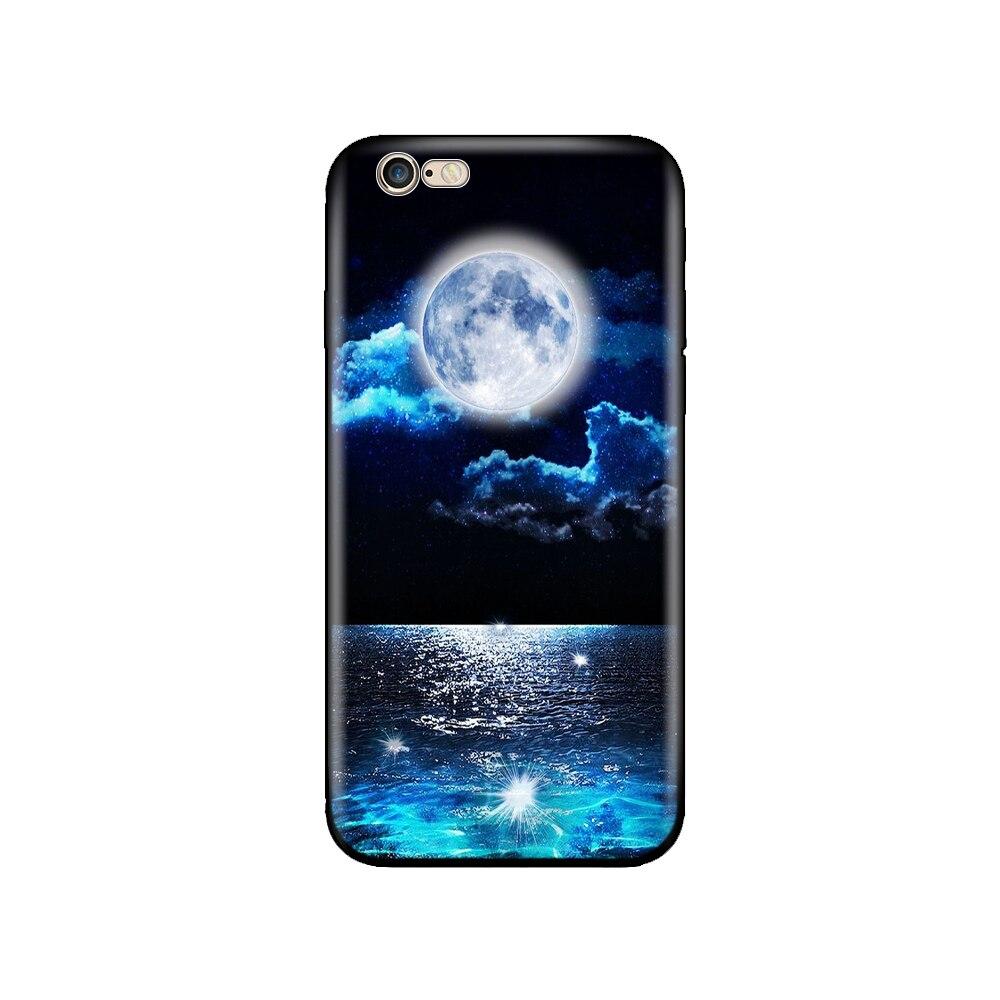 For Iphone 5s 5 S Se 2016 4.0" Case Silicon Soft Phone Cover On Apple iPhone 6s 6 S Plus Funda Coque Shell Bumper Black Tpu Case