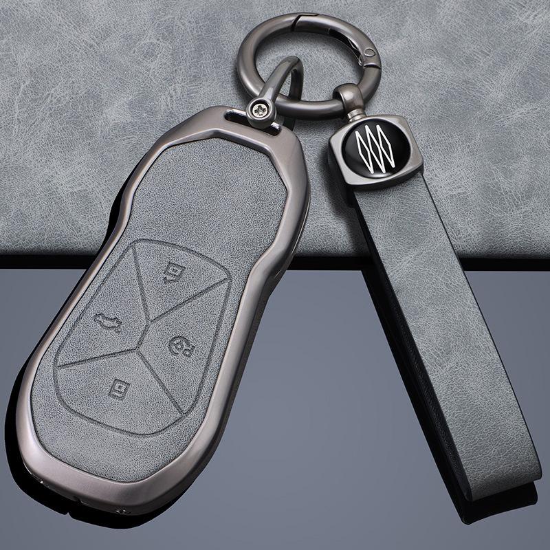 XPeng Car Key Case: Compatible with G3i, G9, G6, P7i Models, Metal Shell for Men & Women