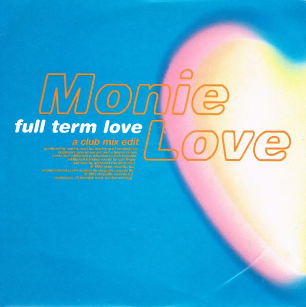 

7-дюймовая пластинка MONIE LOVE Full Term Love COOL258 Cooltempo 1992 UK Dance Electronica Б/у