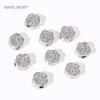 Separator For Beads 18K Gold Plated Brass Flowers Shape Spacer Beads For Bracelet Making Supplies DIY Jewelry Making Accessories