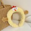 Lovely Cartoon Headband Cosplay Costume Hairhoop Birthday Party Props Plush Hairband Female Face Washing Accessories