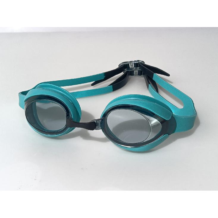 Oubo children s swimming goggles and cap set, high-definition waterproof and anti-fog, protective goggles for boys and girls, professional swimming Gemstone green-black