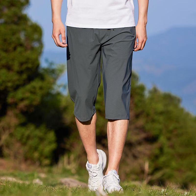 Tuluozhe Men s Quick-Dry Straight Fit Casual Shorts M