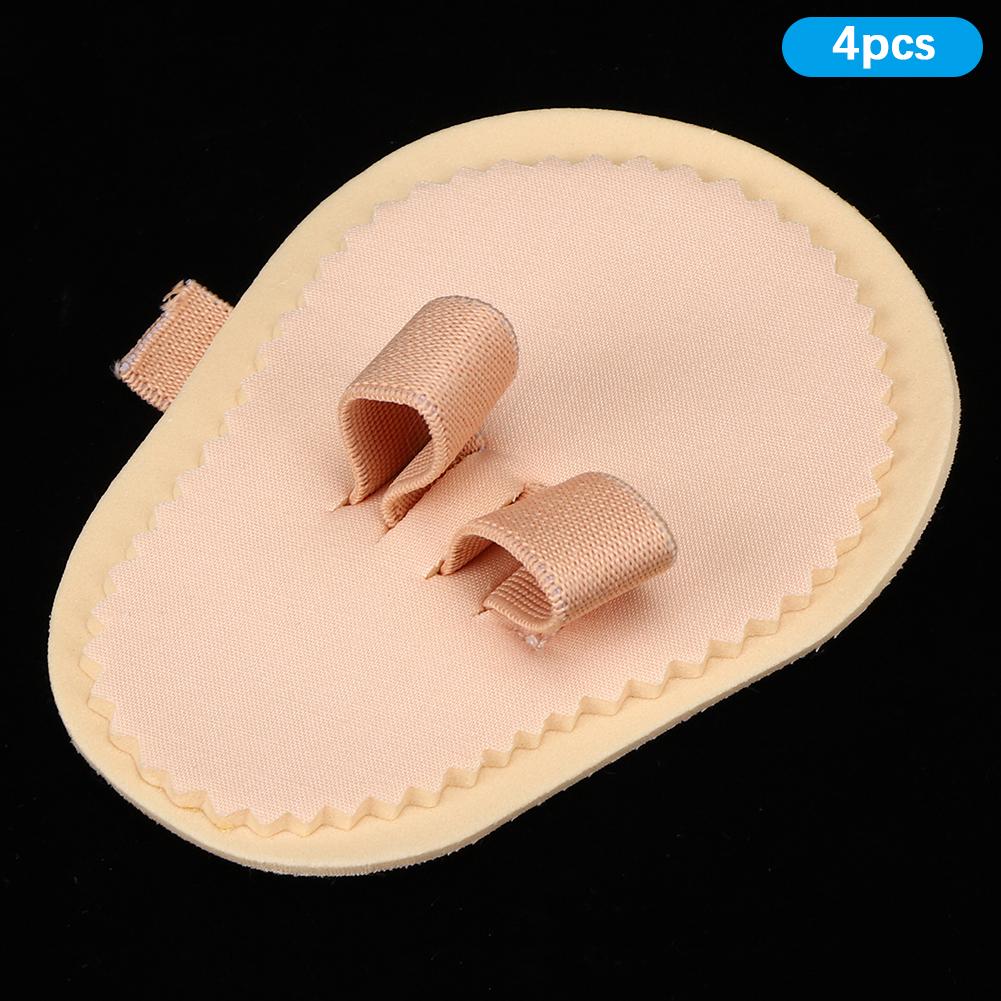 4pcs Toe Straightener Separators Protector Bunion Splint Corrector Toe Spacer Cover Guard2 Hole