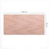 Protective Desk Pad with Pastel Wavy Lines Print 100x50 Cm