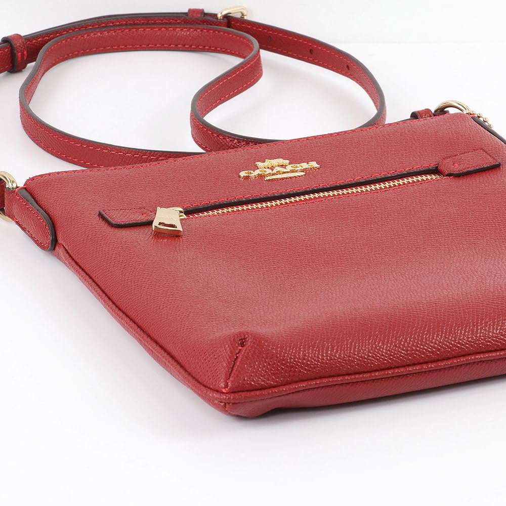 Coach CE871 Leather Shoulder Bag for Women 1941 (IMF8Q Red) [Used]