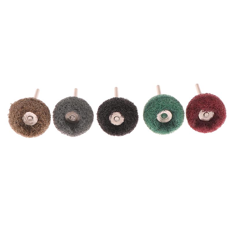 10/12Pcs Mini Drill Abrasive Brush Nylon Buffing Polishing Wheel Rotary Hand Tool Accessories Set Rust Remover