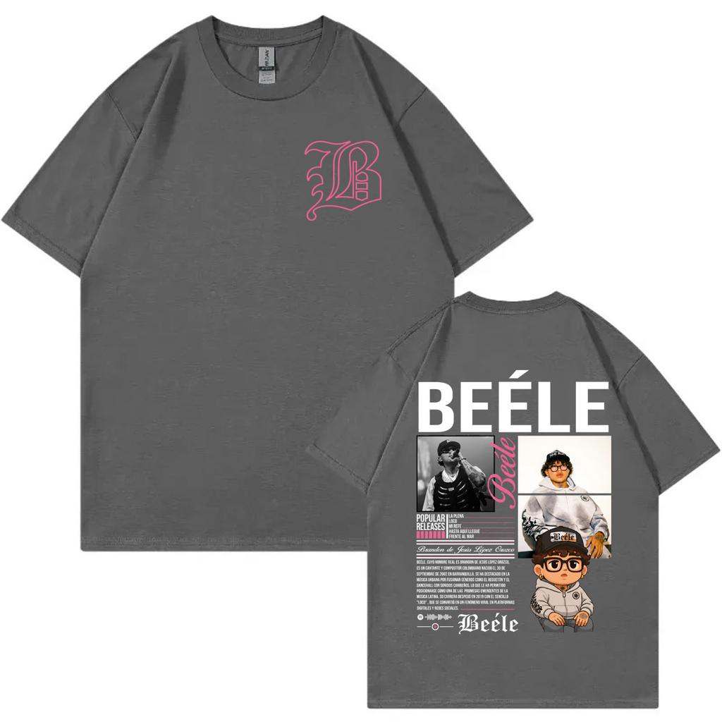 Rapper Beele Merch Tshirts Unisex Unisex Clothing High Street Fashion Trend T Shirt Summer Casual 100cotton Short Sleeve Tshirt