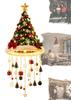 Lighted Santa Hat Hanging Chandelier – Festive Glowing Holiday Decoration for Indoor Ceiling, Living Room, Porch & Party