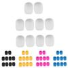 10 Pieces Small Lapel Tie Microphone Sponges Cover Shield 28 X 22 X 8mm