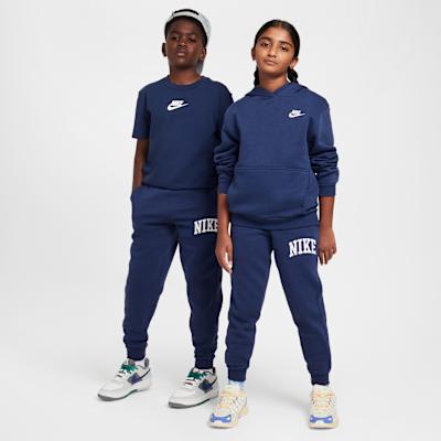 Kids' Nike Knitted Sweatpants Sportswear Club Midnight Marine Blue