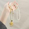 Elegant Ruyi Lock Pearl Necklace - Unique Retro Style for Women