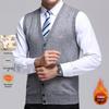 Pierre Cardin Men's Wool-Blend V-Neck Knit Vest