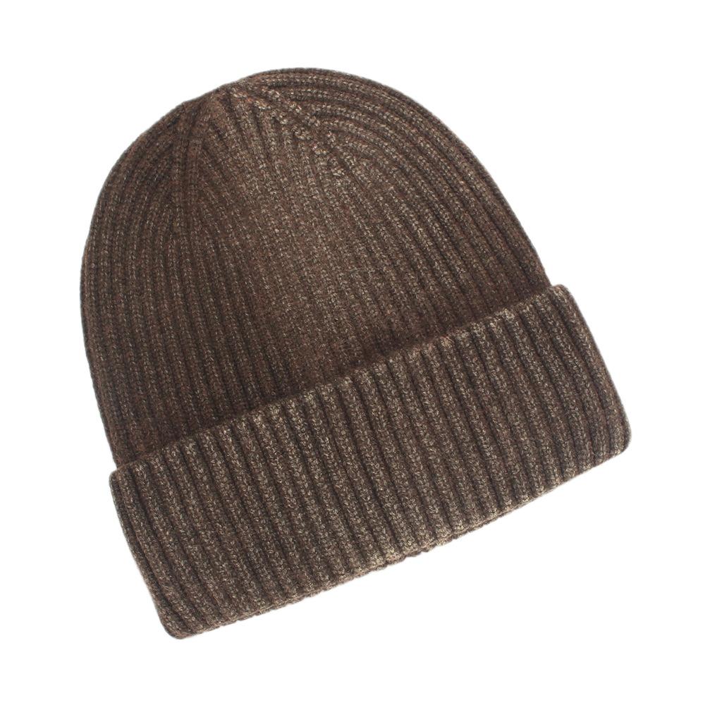 New graphite washed knitted hat women's brimless outdoor warm thickened men's wool hat European and American cycling hat