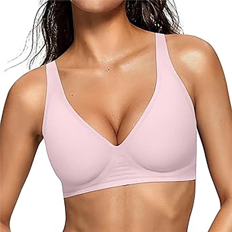 Women's Seamless Wire-Free Anti-Sagging Plus Size Back-Smoothing Bra