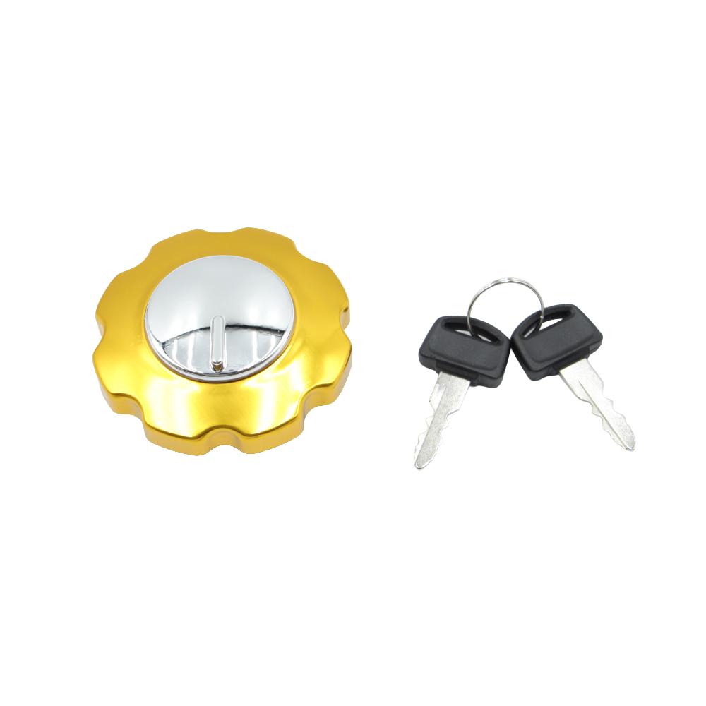 New Aluminum Alloy Fuel Tank Cap Cover Lock Set with 2 Keys For CG125 TMX Motorcycle Dirt Bike Modification Accessories Fuel Tank Caps3