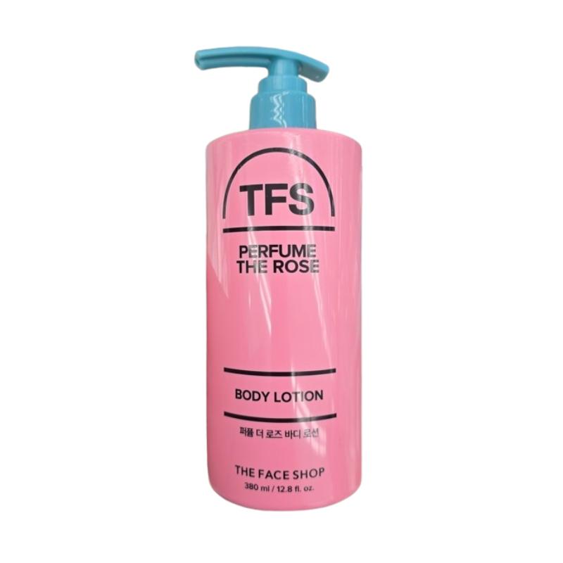 THE FACE SHOP Perfume The Rose Body Lotion 380ml – Rose Floral Scent, Daily Moisturizing Body Care, Silky Creamy Texture