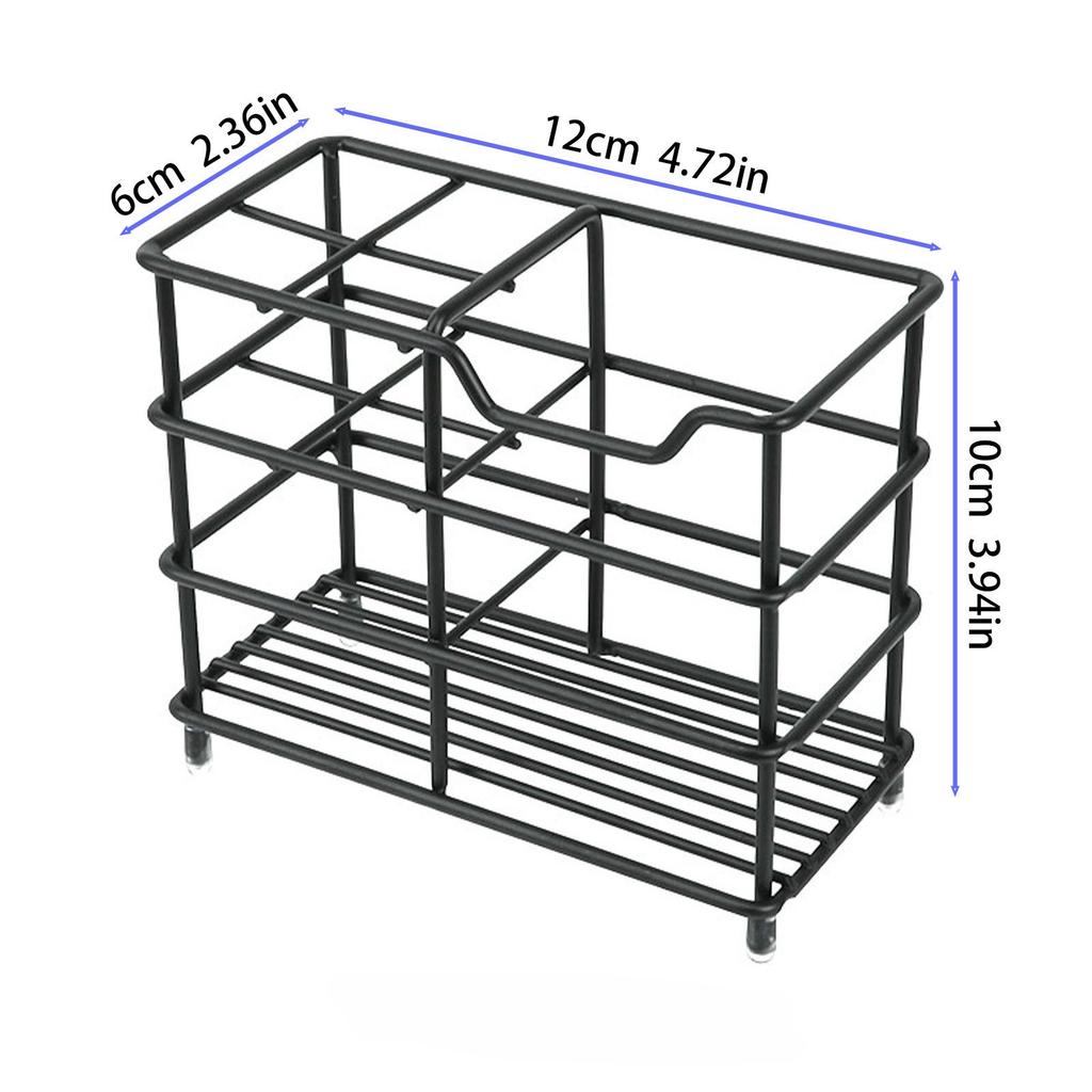 1PC Bathroom Toothbrush Holder Iron Toothpaste Holder Stand Bathroom Accessories Organizer Bathroom Supplies Household Goods