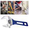 YWHWLX Adjustable Wide Adjustable Wrench, Vertical Type, for Pipes, Plumbing, and Faucet Work, 44mm Opening, Lightweight, and Multi-Function, for Repa